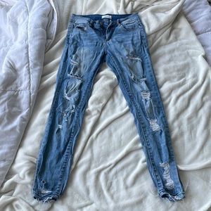 Cello Distressed Skinny Jeans